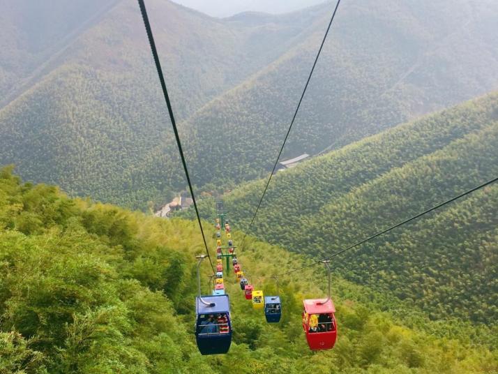 溧阳南山竹海索道图片